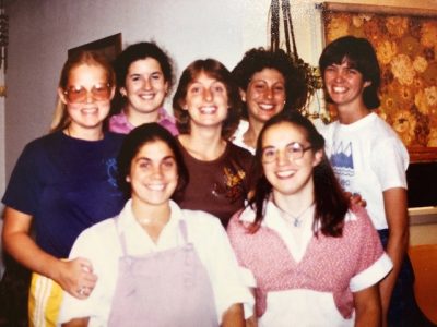 Back row: Cathie Daugherty, Darra Mulderry, Lynn McKenna, Christine Cincotta, Terah Regan. Front row: Suzanne, Marilyn Schneider